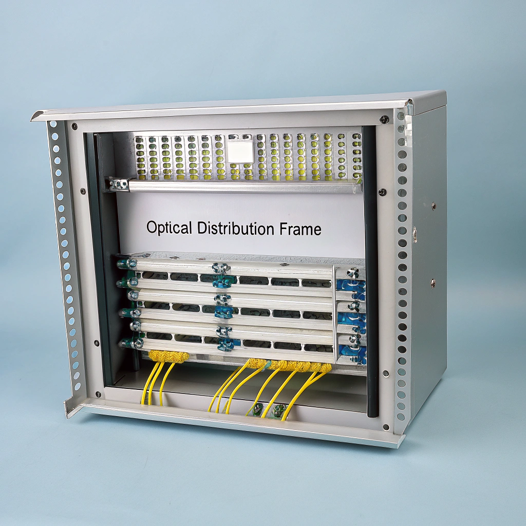 4 to 8 core fiber optic distribution termination box