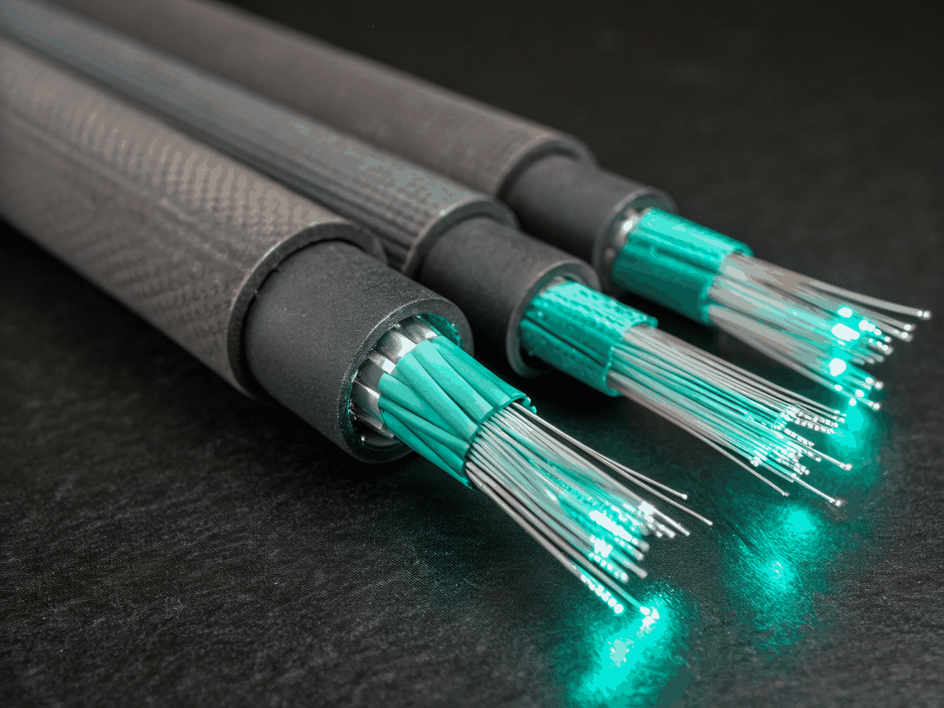 Multi-core fan-out fiber optic pigtail bundle