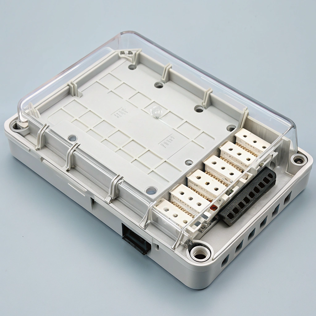 Splice tray integrated fiber termination enclosure